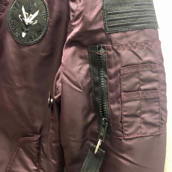 Men’s Nylon Aviator Jacket - Picture 4 of 7